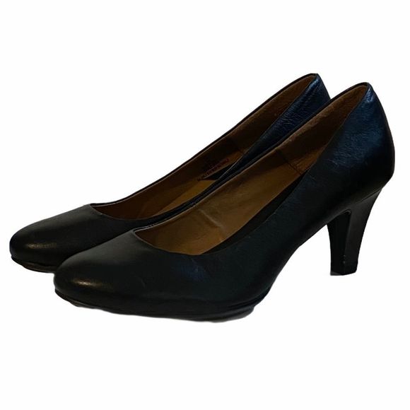 JUDY Soft Shoe by Medicus Brown Comfort Work Heels - Picture 3 of 9